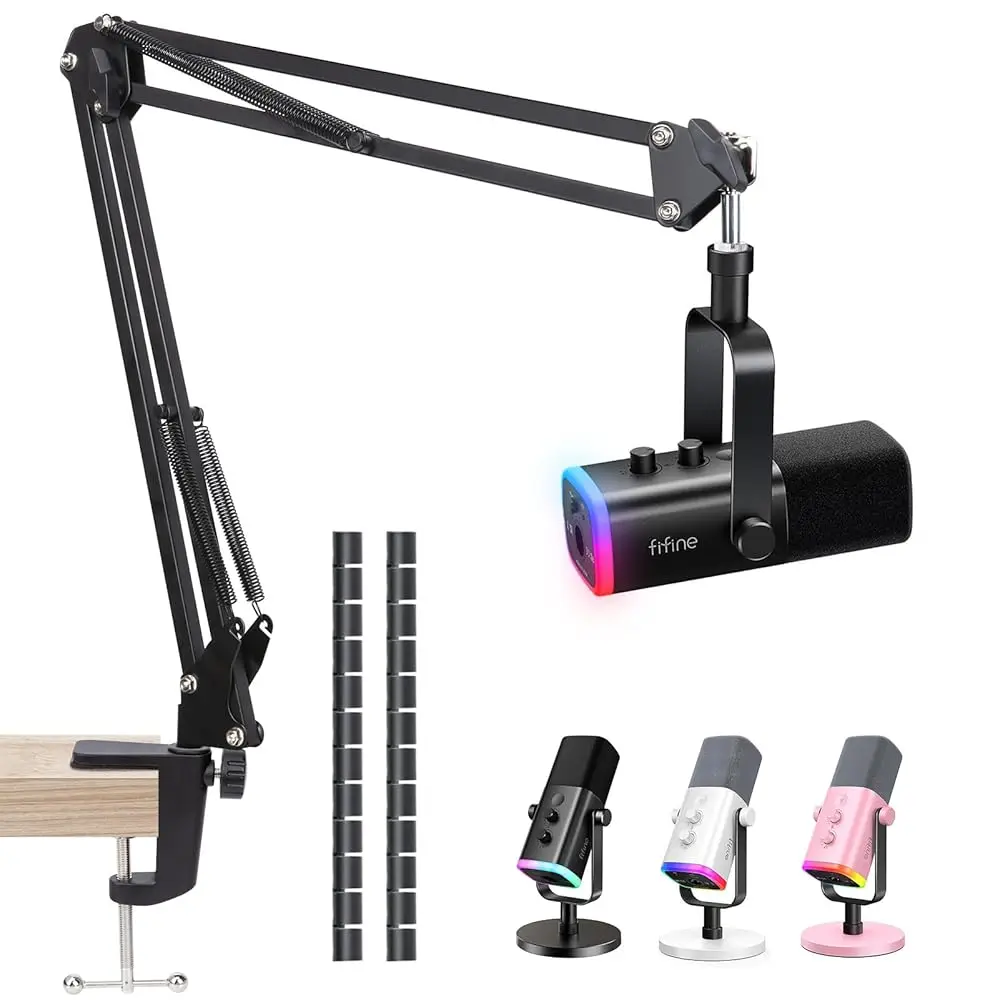 Free Shipping Boom Arm - Metal Scissor Mic Boom Arm with 3/8'' to 5/8'' Adapter, K688 Microphone Stand with Cable Sleeve
Free Shipping Boom Arm - Metal Scissor Mic Boom Arm with 3/8'' to 5/8'' Adapter, K688 Microphone Stand with Cable Sleeve