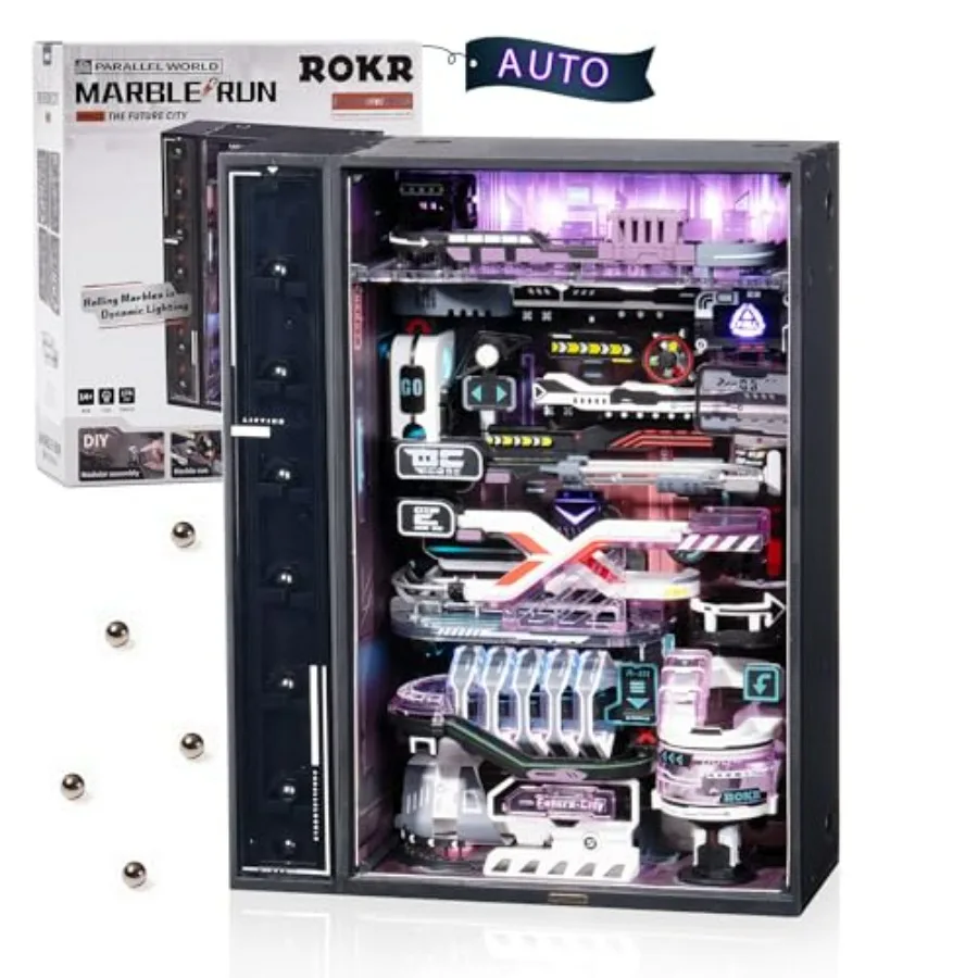 ROKR 3D Puzzles Building Toy Sets Marble Run Model Kits for Adults 140pcs Brain Teaser STEM Kit for Adult DIY Hobbies for Men W
ROKR 3D Puzzles Building Toy Sets Marble Run Model Kits for Adults 140pcs Brain Teaser STEM Kit for Adult DIY Hobbies for Men W