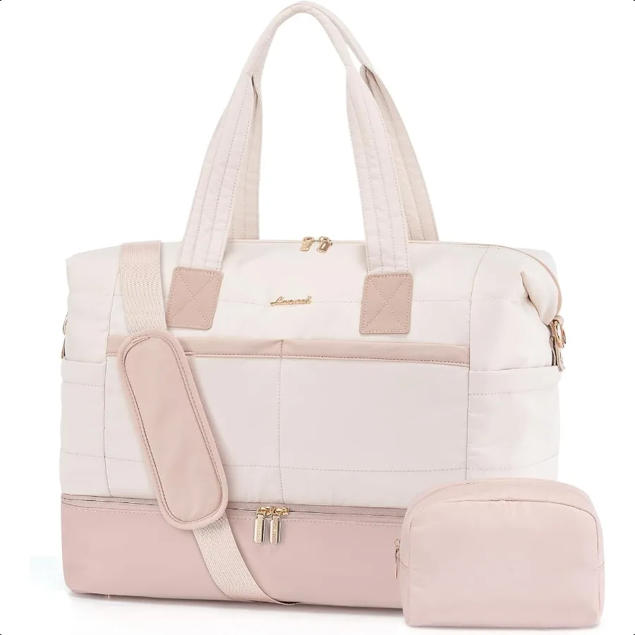 Travel Duffle Bag Women's Personal Item Travel Bag with Shoe Compartment and Toiletry Bag TSAAppd CarryOn Weekender Overnight B
Travel Duffle Bag Women's Personal Item Travel Bag with Shoe Compartment and Toiletry Bag TSAAppd CarryOn Weekender Overnight B