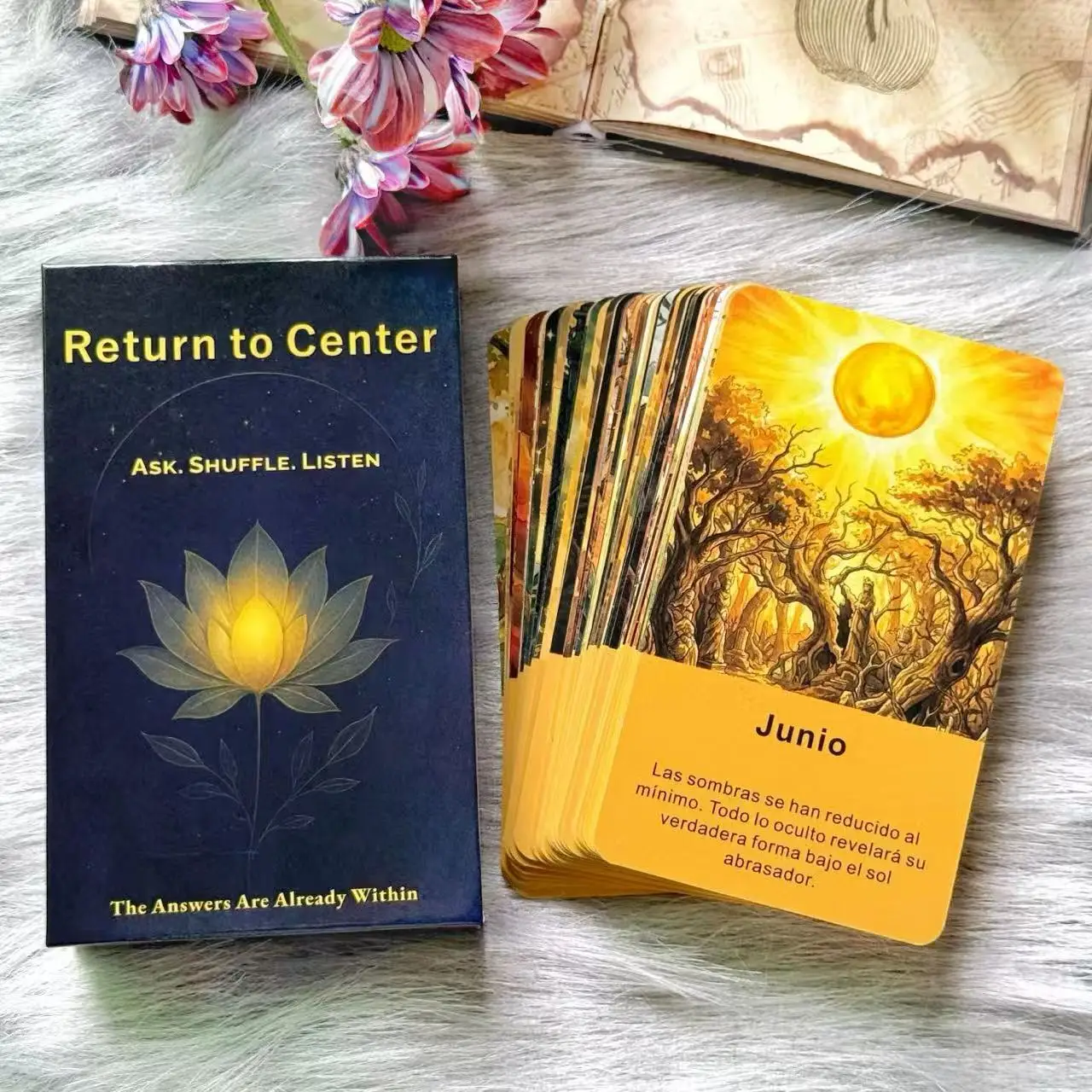 Spanish Oracle Cards Deck, Time Theme, 54 Cards with A Box, Daily Guidance, Spanish Tarot Cards For Beginners, Card Games, 14+
Spanish Oracle Cards Deck, Time Theme, 54 Cards with A Box, Daily Guidance, Spanish Tarot Cards For Beginners, Card Games, 14+