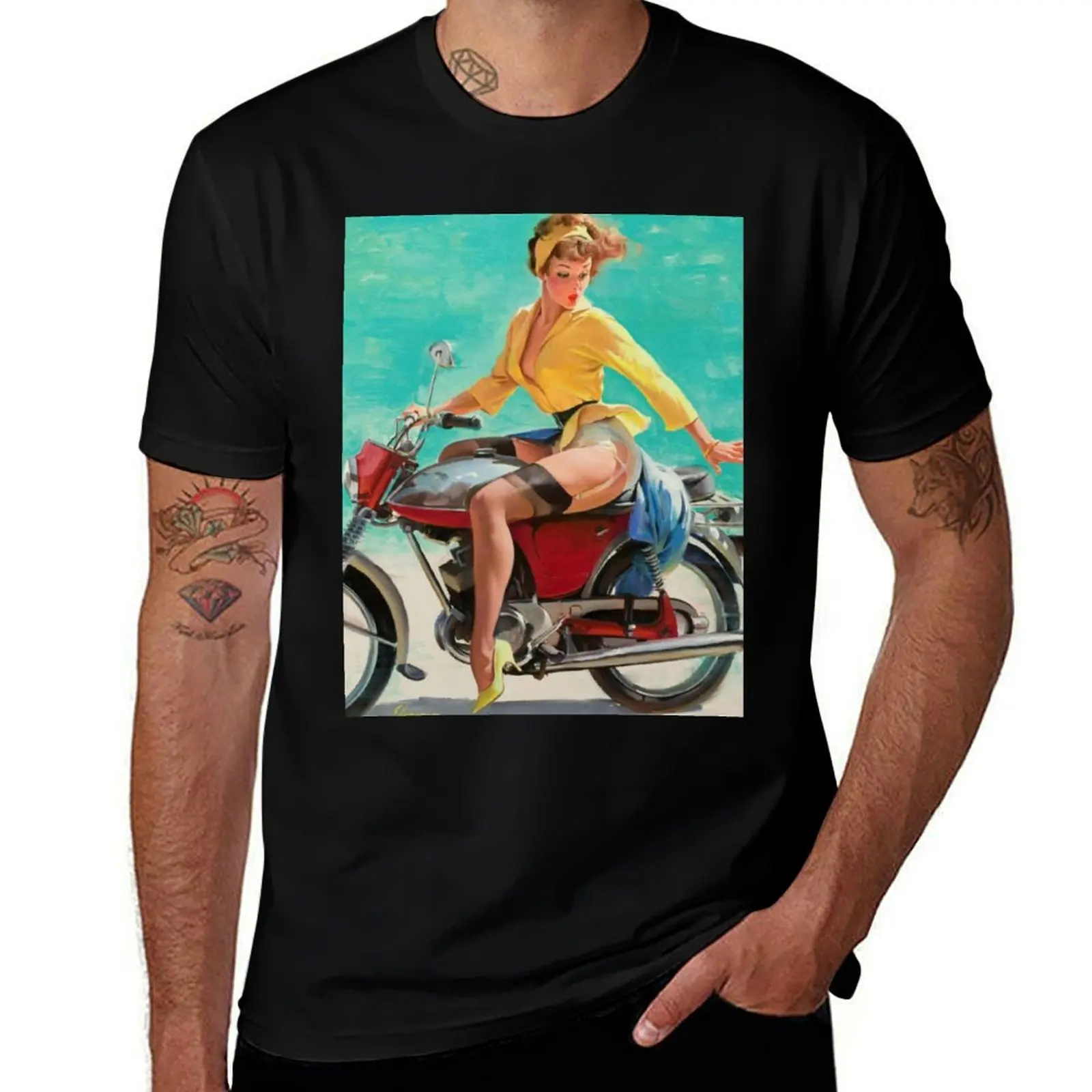 Pin-Up Girl - Elvgren - Vintage T-Shirt Casual Fashion Print Tee Top
Pin-Up Girl - Elvgren - Vintage T-Shirt Casual Fashion Print Tee Top