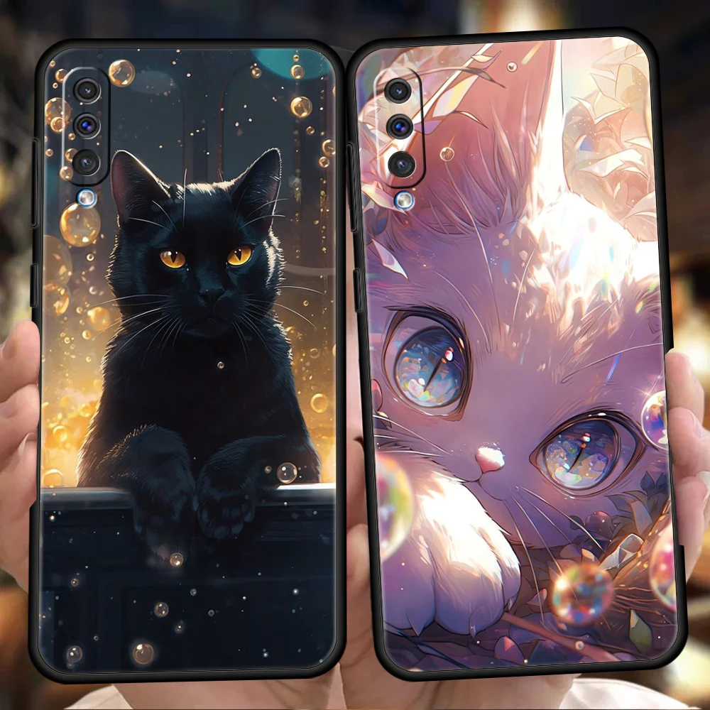 Cartoon Cat Phone Case for Samsung Galaxy A24 A13 A53 A73 A33 A22 A12 5G A02 A03 A70 A50 A10 A20 A30 Silicone Cover Shell Capas
Cartoon Cat Phone Case for Samsung Galaxy A24 A13 A53 A73 A33 A22 A12 5G A02 A03 A70 A50 A10 A20 A30 Silicone Cover Shell Capas