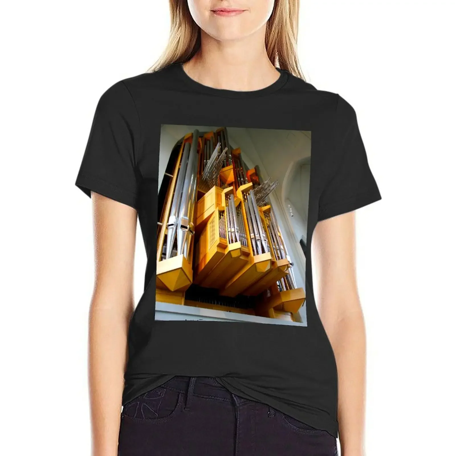 tuyaux du grand orgue T-Shirt korean fashion cute tops shirts graphic tees workout shirts for Women loose fit
tuyaux du grand orgue T-Shirt korean fashion cute tops shirts graphic tees workout shirts for Women loose fit