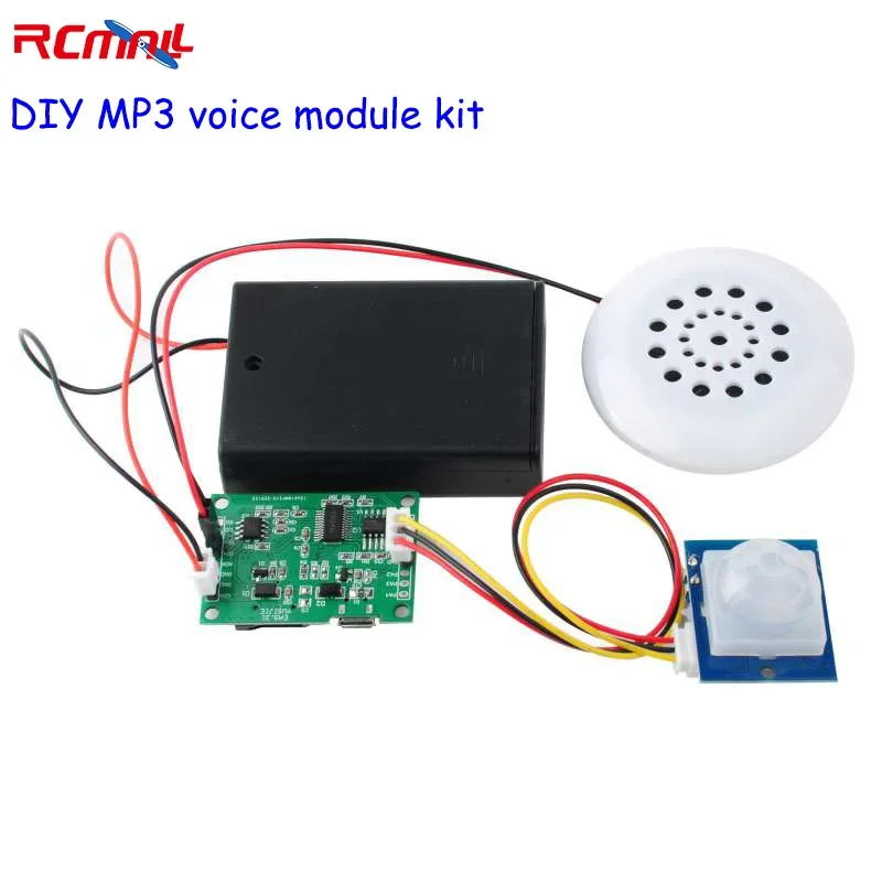 RCmall DIY MP3 Voice Module Kit Welcomer Device Body Infrared Induction USB Download Music Security Prompt Audio Module
RCmall DIY MP3 Voice Module Kit Welcomer Device Body Infrared Induction USB Download Music Security Prompt Audio Module