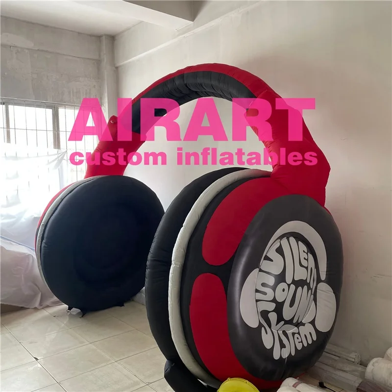 Dynamic and fashionable inflatable earphones/headphone for concert stages, music festivals, parties and nightclubs decoration
Dynamic and fashionable inflatable earphones/headphone for concert stages, music festivals, parties and nightclubs decoration