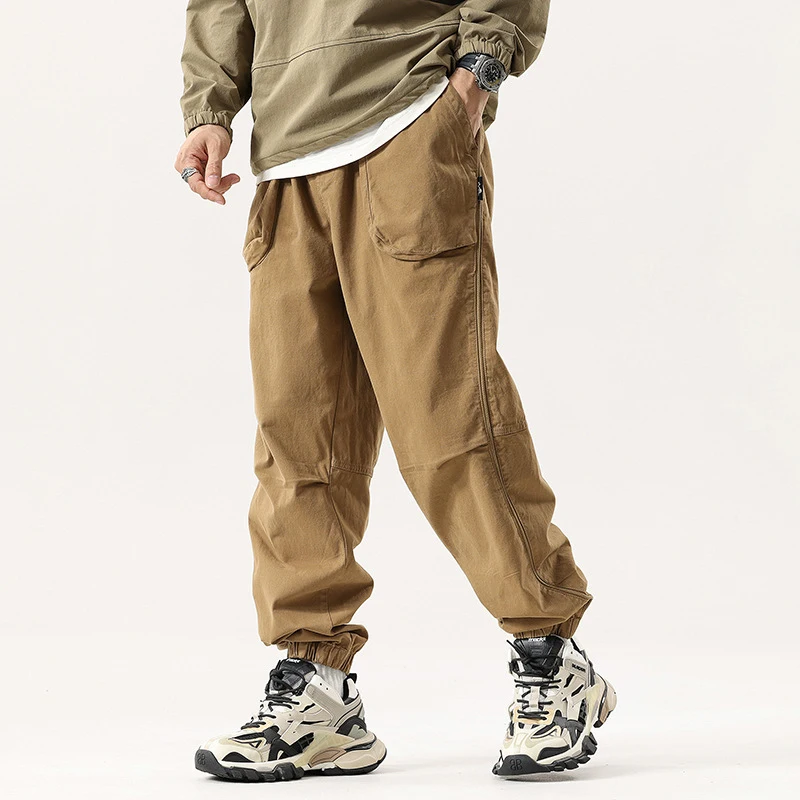 Men's new work pants, retro pants, sporty loose casual pants, trendy brand men's pants, high-end men's clothing
Men's new work pants, retro pants, sporty loose casual pants, trendy brand men's pants, high-end men's clothing