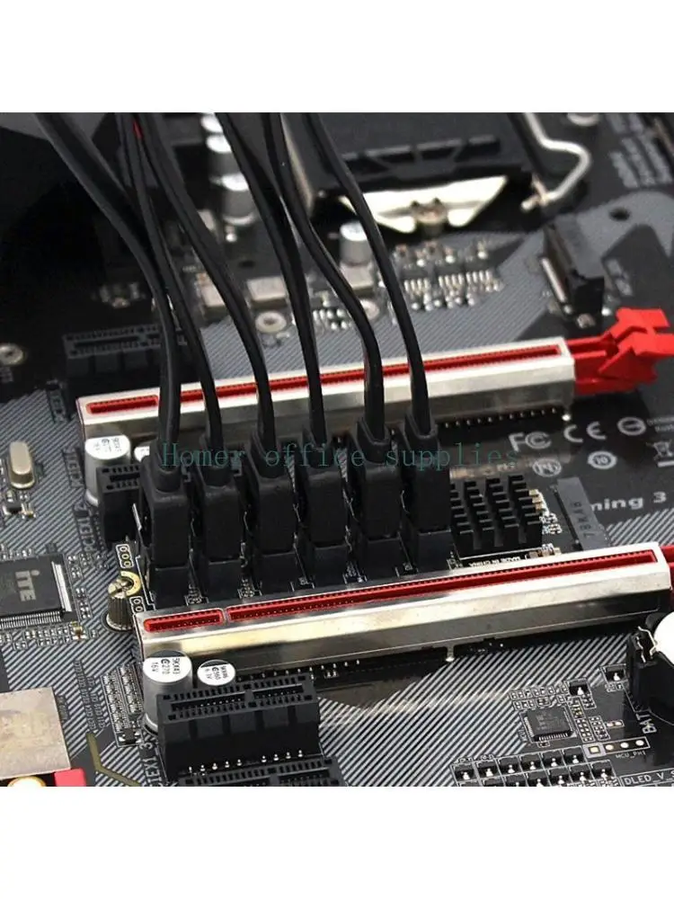 K43B PCIe Card 6 Port Controller Expansion Card with Low Profile Bracket for Desktop PC Support for Windows 10/
K43B PCIe Card 6 Port Controller Expansion Card with Low Profile Bracket for Desktop PC Support for Windows 10/