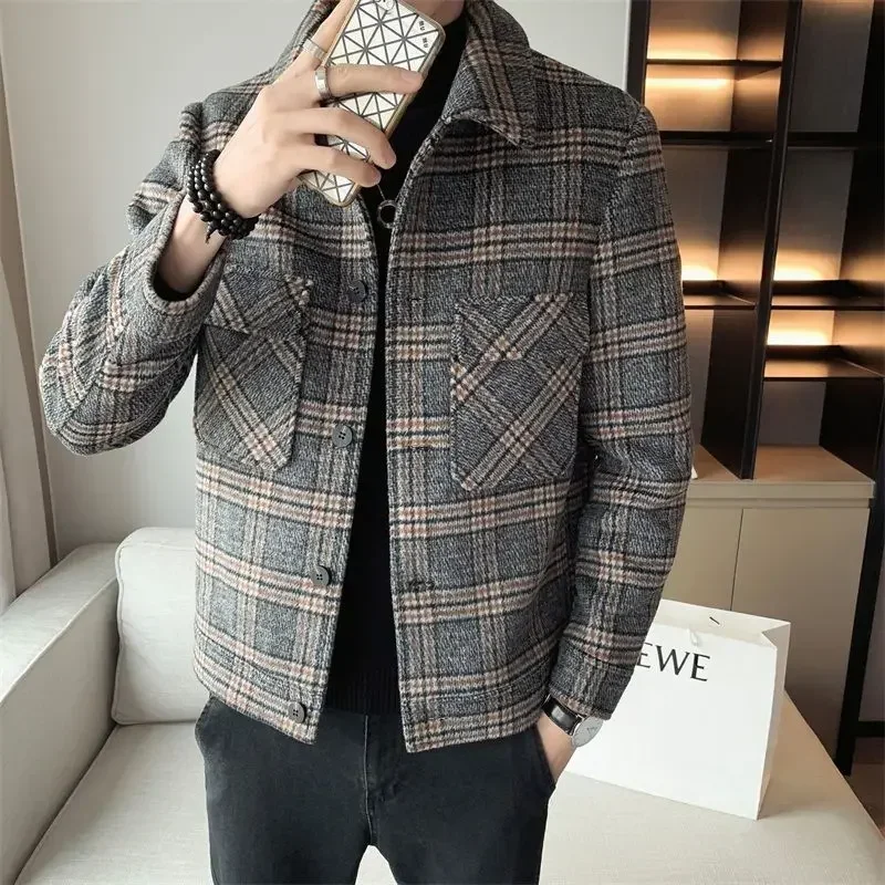 Man Coat Slim Fit Wool & Blends Jacket for Men High Quality Y2k Cold Cheap Sale Luxury Designer Casual Deals Trendy Vintage
Man Coat Slim Fit Wool & Blends Jacket for Men High Quality Y2k Cold Cheap Sale Luxury Designer Casual Deals Trendy Vintage