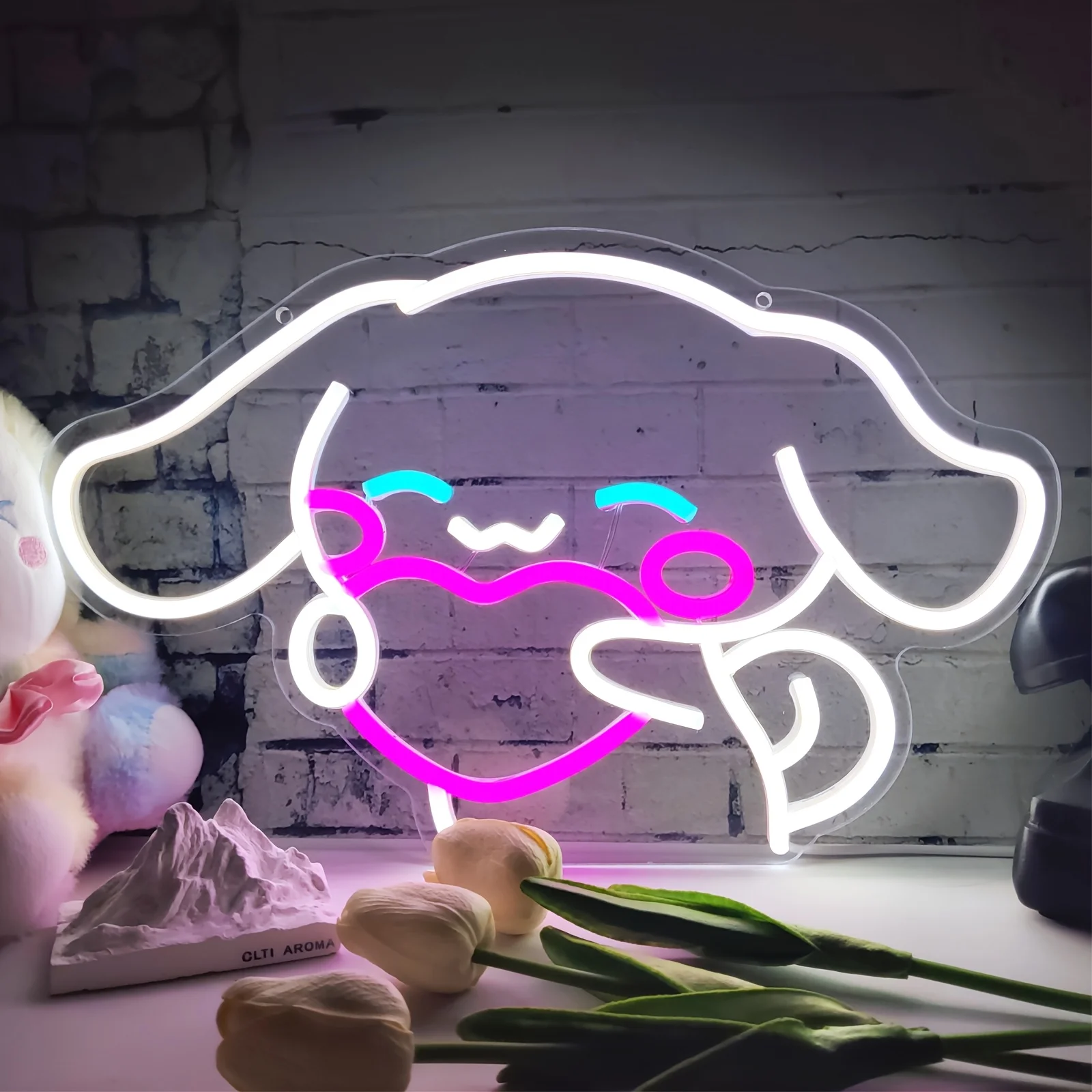 Светодиодная неоновая вывеска Cinnamoroll Sanrio: милый щенок, неоновая подсветка для гостиной, вечеринки, кафе, спальни, домашнего декора, украшение для прихожей, подарок
Светодиодная неоновая вывеска Cinnamoroll Sanrio: милый щенок, неоновая подсветка для гостиной, вечеринки, кафе, спальни, домашнего декора, украшение для прихожей, подарок