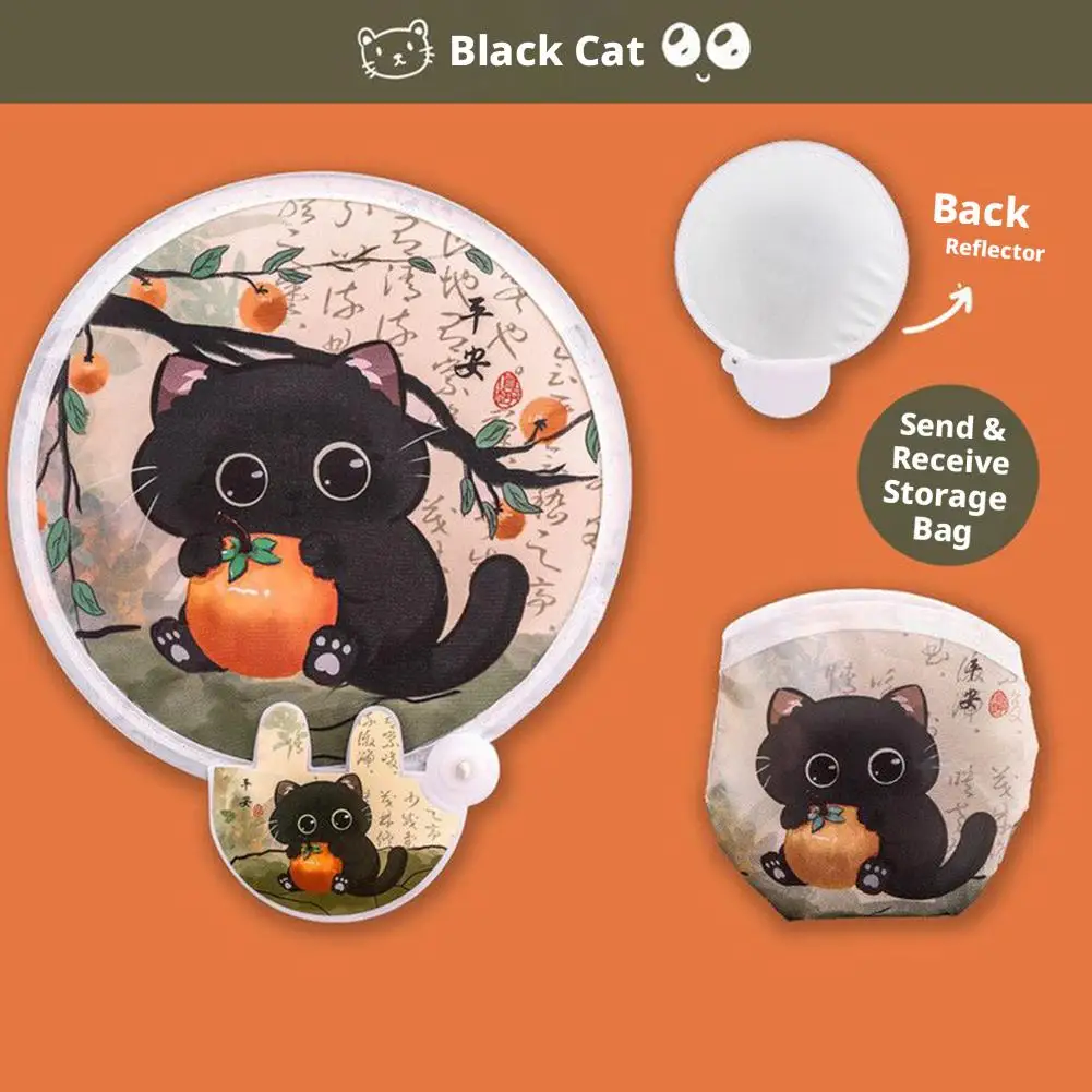 Cartoon Cat Panda Folding Fan Portable Reflective Board for Photography Selfie Summer Cooling Fan Creative Hand Fan
Cartoon Cat Panda Folding Fan Portable Reflective Board for Photography Selfie Summer Cooling Fan Creative Hand Fan