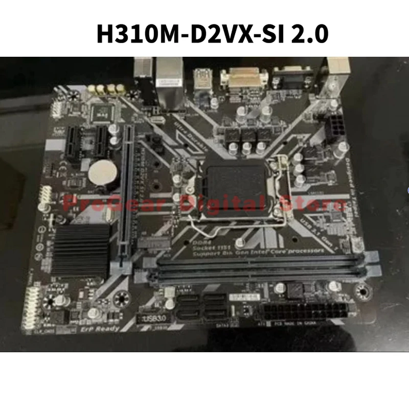 Used for GIGABYTE H310M-D2VX-SI 2.0 LGA 1151 DDR4 mATX Motherboard
Used for GIGABYTE H310M-D2VX-SI 2.0 LGA 1151 DDR4 mATX Motherboard