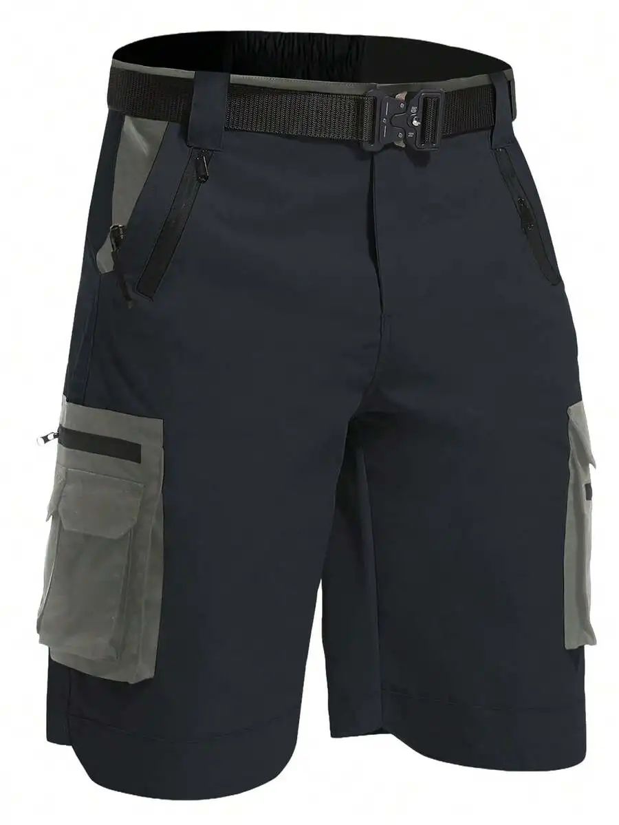Mens Tactical Cargo Shorts With Zippered Pockets And Adjustable Belt For Outdoor Activities
Mens Tactical Cargo Shorts With Zippered Pockets And Adjustable Belt For Outdoor Activities