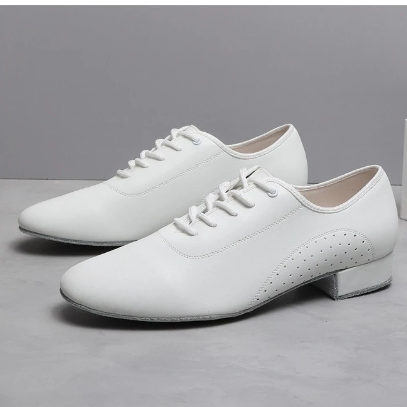 Мужская обувь для бальных танцев: современный танец, Quickstep, фокстрот, вальс — удобная танцевальная обувь с мягкой подошвой, перфорированная вручную
Мужская обувь для бальных танцев: современный танец, Quickstep, фокстрот, вальс — удобная танцевальная обувь с мягкой подошвой, перфорированная вручную