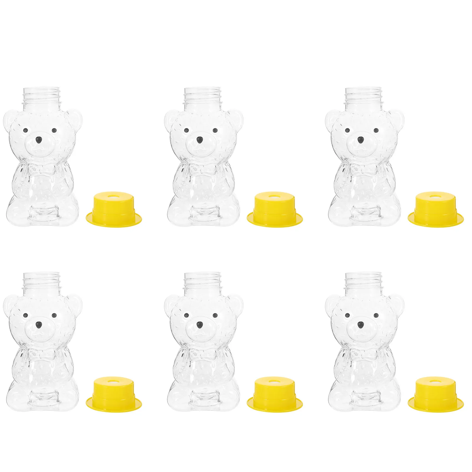 6 шт. прозрачных пластиковых бутылок в форме медведя, герметичные, для хранения сока, молока, воды, многоразовые контейнеры для напитков
6 шт. прозрачных пластиковых бутылок в форме медведя, герметичные, для хранения сока, молока, воды, многоразовые контейнеры для напитков