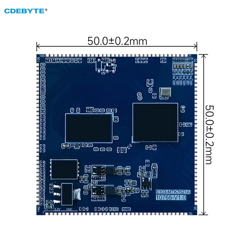 MT7621A WIFI Gigabit Routing Gateway Module OpenWrt MIPS1004Kc 880MHz Dual Core CDEBYTE EWM103-WF7621A PCIe USB I2C SPI RGMIII
MT7621A WIFI Gigabit Routing Gateway Module OpenWrt MIPS1004Kc 880MHz Dual Core CDEBYTE EWM103-WF7621A PCIe USB I2C SPI RGMIII