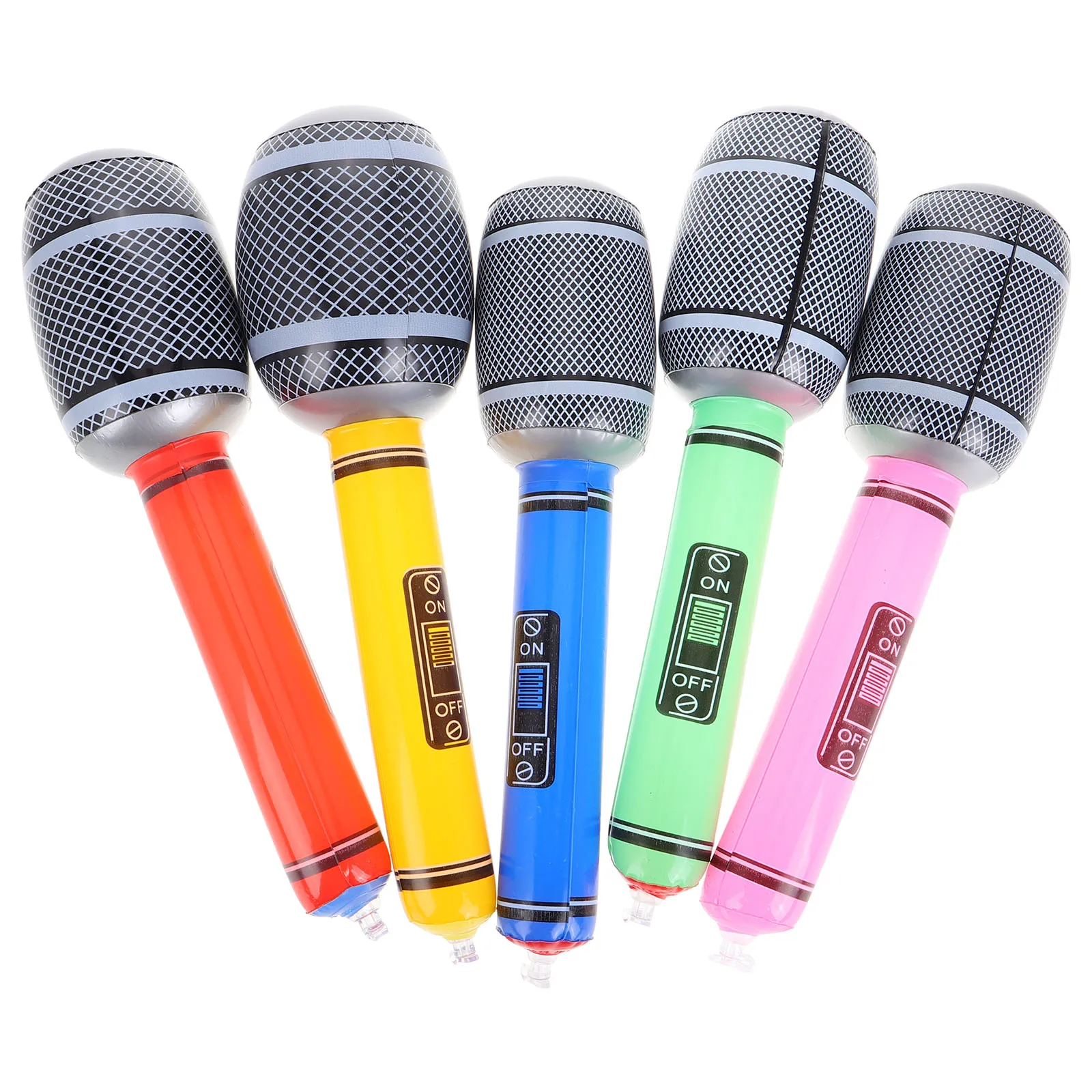 5pcs Simulation Microphone Toy Large PVC Music Party Favor Present Kid Gift Plastic Mic Inflate Blow Up Decor
5pcs Simulation Microphone Toy Large PVC Music Party Favor Present Kid Gift Plastic Mic Inflate Blow Up Decor