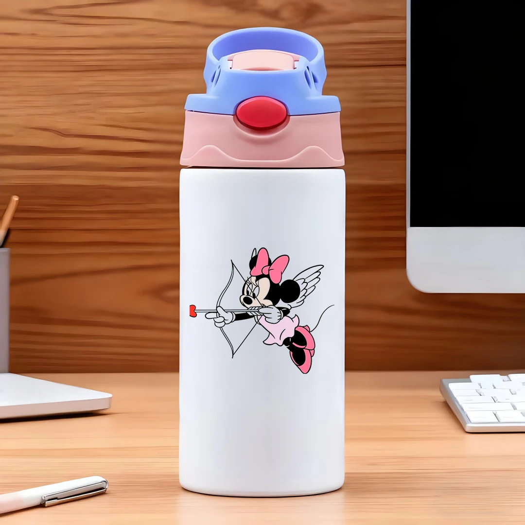 Disney cartoon Minnie Mouse archery pink dress bow butterfly wings Cupid arrow heartshaped 308 stainless steel cartoon st
Disney cartoon Minnie Mouse archery pink dress bow butterfly wings Cupid arrow heartshaped 308 stainless steel cartoon st