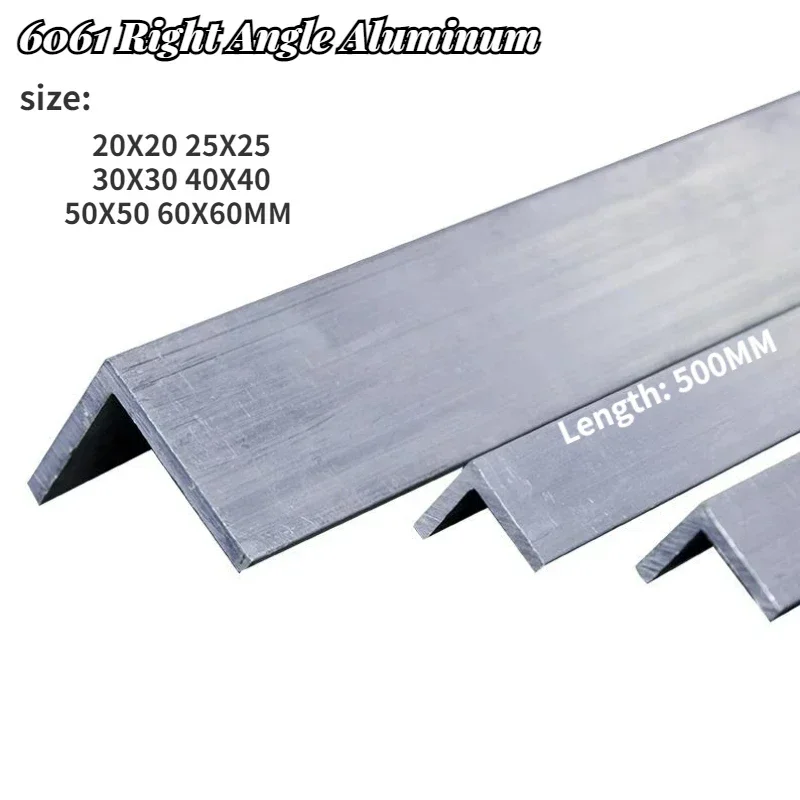 6061 Right Angle Aluminum 20/30/40/50/60MM Thick 3/4/5MM L-shaped Aluminum Alloy Aluminum Edging Triangle Profile Length 500mm
6061 Right Angle Aluminum 20/30/40/50/60MM Thick 3/4/5MM L-shaped Aluminum Alloy Aluminum Edging Triangle Profile Length 500mm