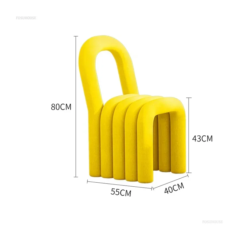 Special-Shape Designer Chair Home Living Room Backrest Lounge Chairs Modern Bedroom Dressing Table Chair Nordic Restaurant Chair
Special-Shape Designer Chair Home Living Room Backrest Lounge Chairs Modern Bedroom Dressing Table Chair Nordic Restaurant Chair