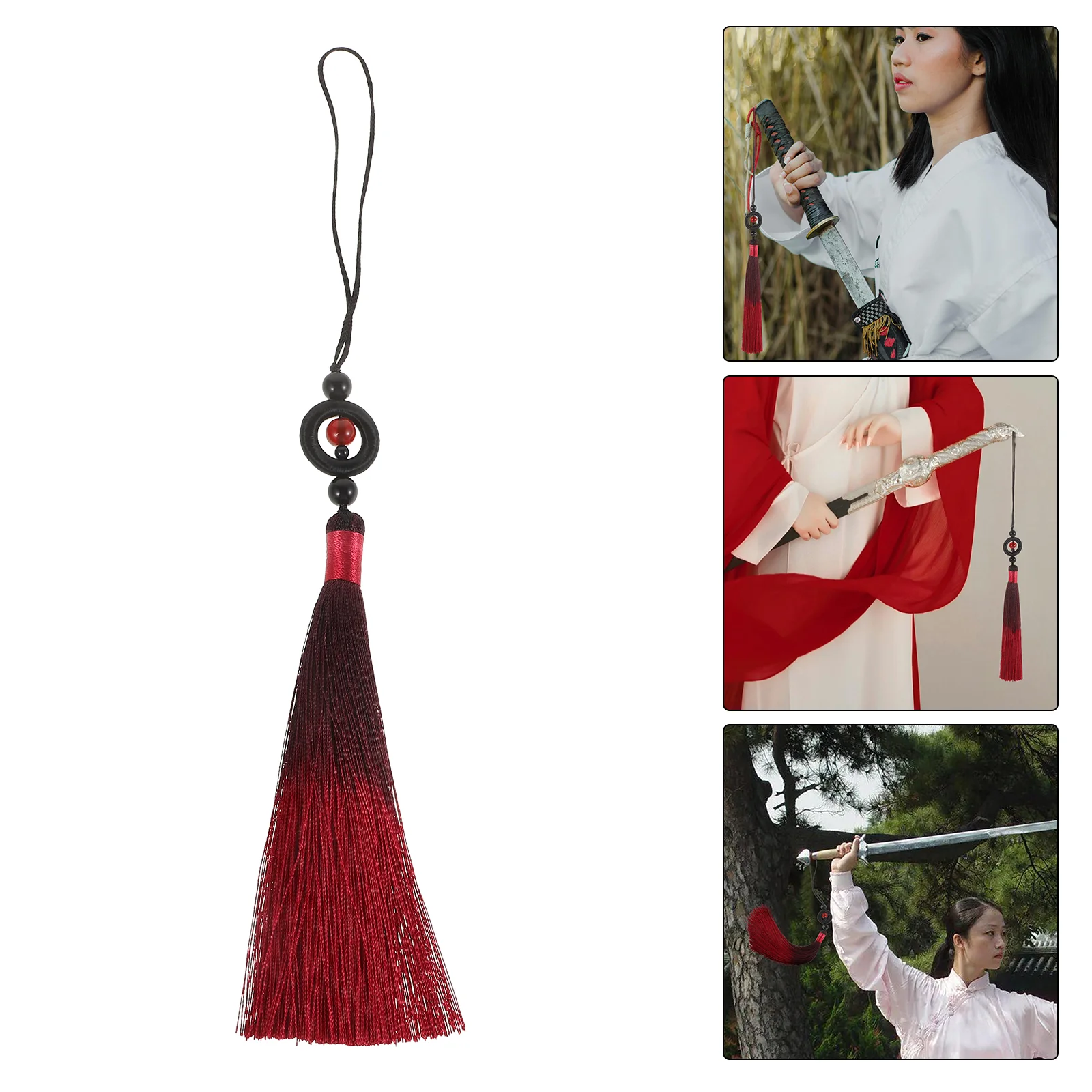 Tai Chi Sword Spike Metal Bookmark Tassel Chinese Round Hand Fan Fans Ancient Costume Clothes
Tai Chi Sword Spike Metal Bookmark Tassel Chinese Round Hand Fan Fans Ancient Costume Clothes