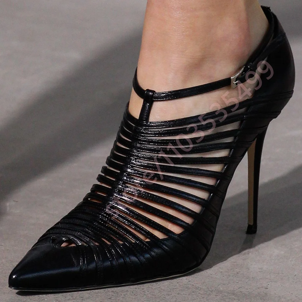 2026 Summer New Patent Snake Print T-Strap Sandals Women Multi Thin White Straps Ankle Buckle Pointed Toe Stiletto High Heels
2026 Summer New Patent Snake Print T-Strap Sandals Women Multi Thin White Straps Ankle Buckle Pointed Toe Stiletto High Heels