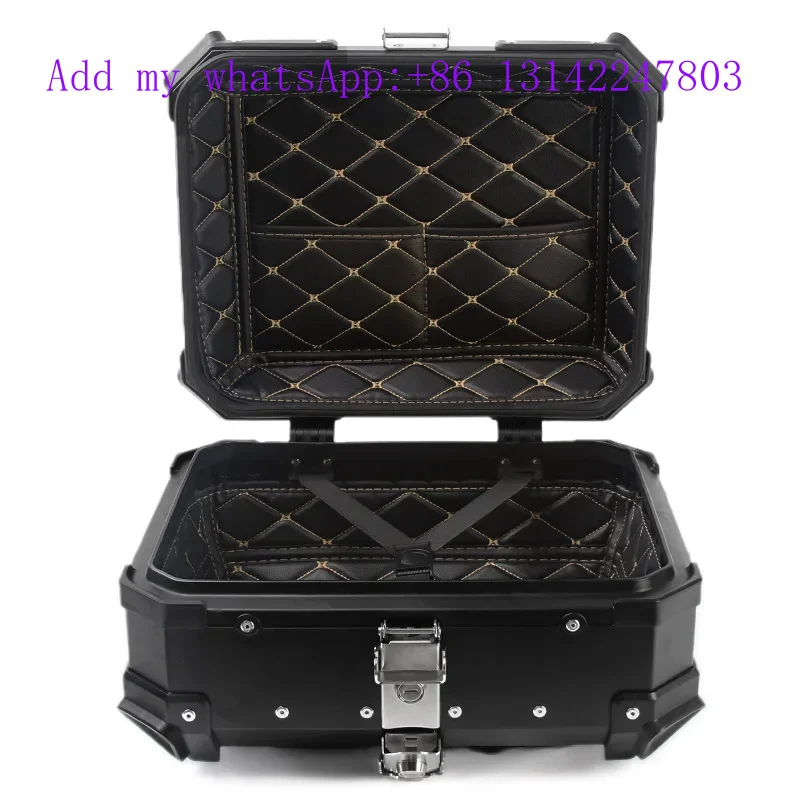 25L Universal Motorcycle Trunk Lage Case Aluminum Top Box Tail Tool Travel Storage Topbox Motor Scooter Accessory Waterproof
25L Universal Motorcycle Trunk Lage Case Aluminum Top Box Tail Tool Travel Storage Topbox Motor Scooter Accessory Waterproof