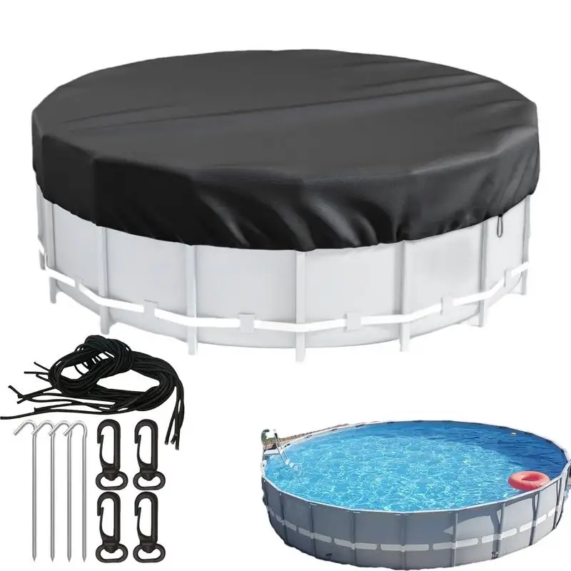 Round Pool Cover Waterproof Swimming Pool Blanket Tear Resistant Summer Pool Protector Inflatable Dustproof Solar Pool Cover
Round Pool Cover Waterproof Swimming Pool Blanket Tear Resistant Summer Pool Protector Inflatable Dustproof Solar Pool Cover