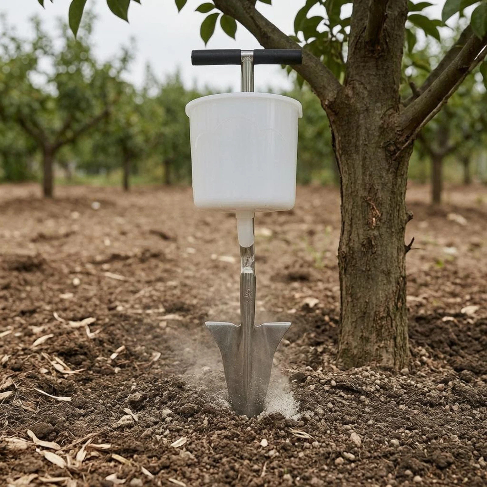 Fruit Tree Fertilizer Applicator Handheld Manual Fertilizer Applicator Upright Plastic Hopper
Fruit Tree Fertilizer Applicator Handheld Manual Fertilizer Applicator Upright Plastic Hopper