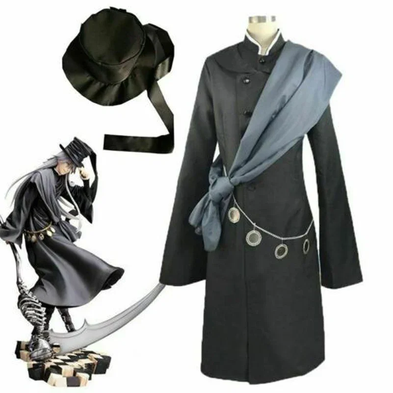 Black Butler Kuroshitsuji Undertaker Outfit Cosplay Costume Outfit Unisex Free hat Halloween
Black Butler Kuroshitsuji Undertaker Outfit Cosplay Costume Outfit Unisex Free hat Halloween