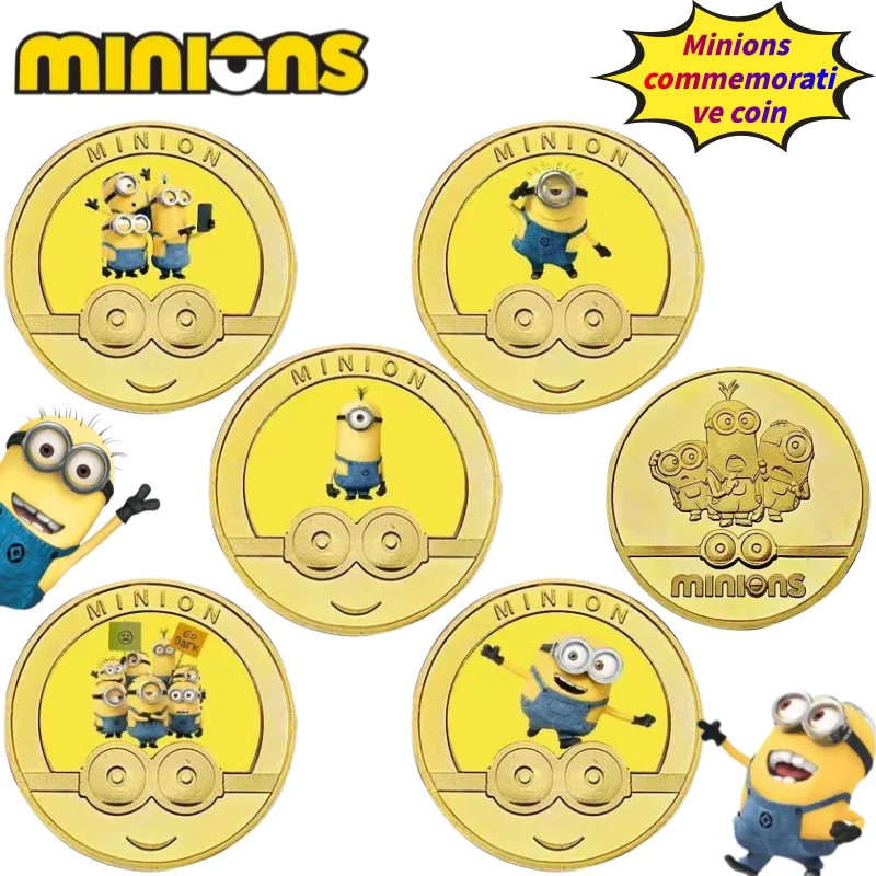 Despicable Me Minions Kevin Stuart Commemorative Coin High Color Value Cartoon Printed Men's and Women's Collection Metal Coin
Despicable Me Minions Kevin Stuart Commemorative Coin High Color Value Cartoon Printed Men's and Women's Collection Metal Coin