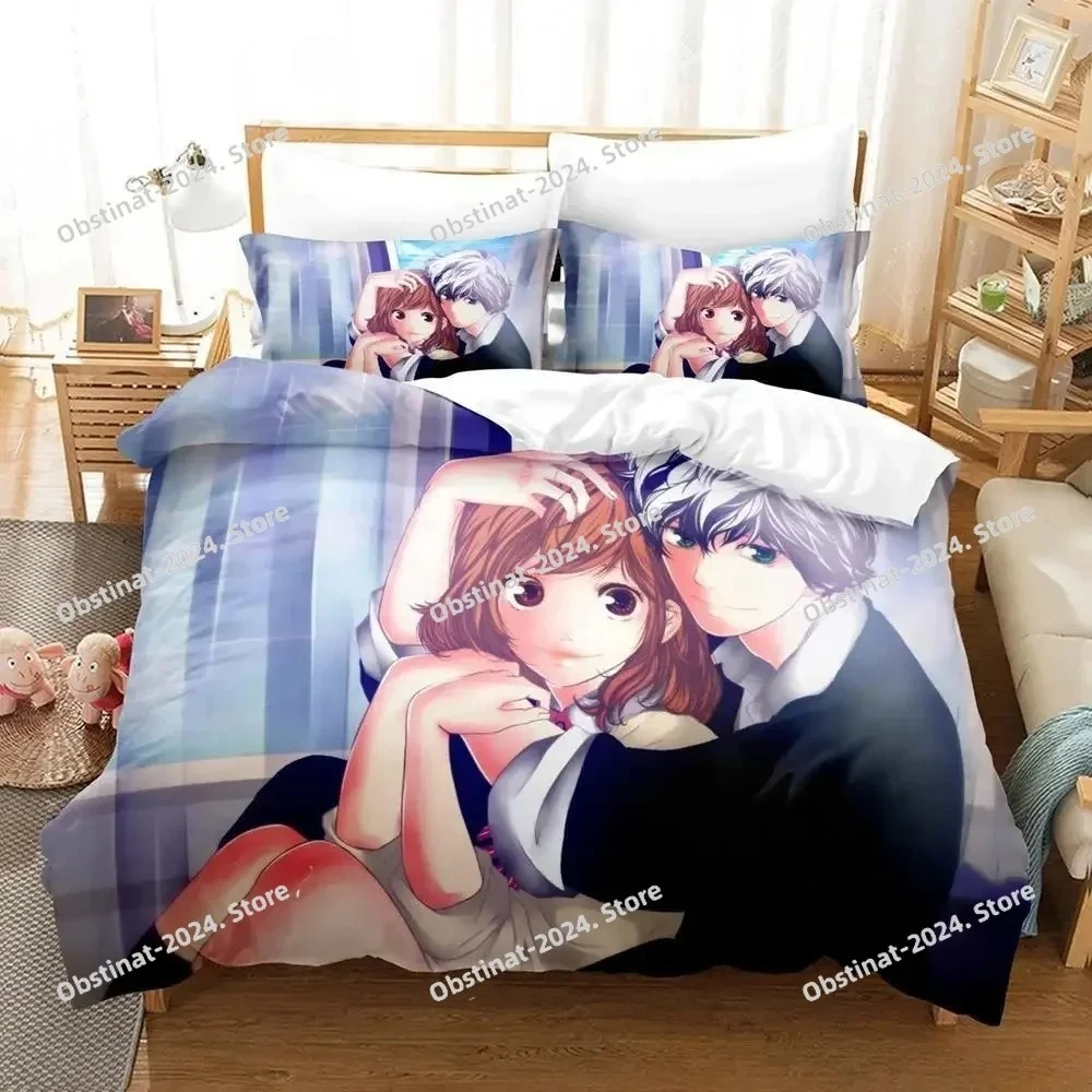 AO HARU RIDE Bedding Set Duvet Cover Sheet Pillowcase Bed Soft Quilt Cover Full Queen King Size 3D Print Anime Bed Sheet Set
AO HARU RIDE Bedding Set Duvet Cover Sheet Pillowcase Bed Soft Quilt Cover Full Queen King Size 3D Print Anime Bed Sheet Set