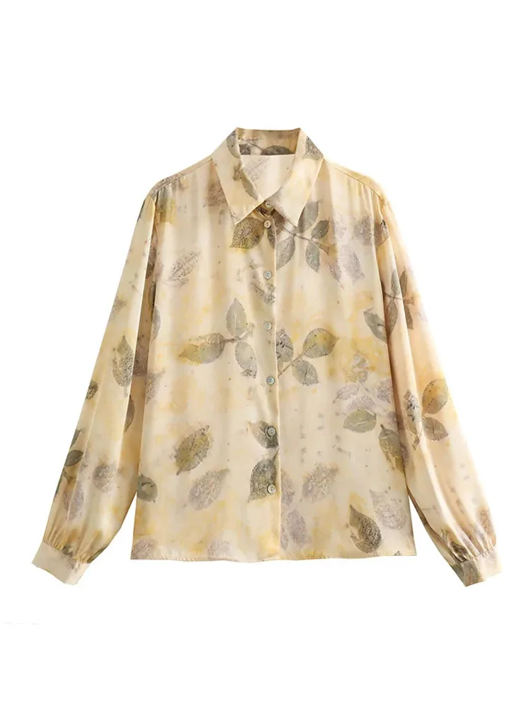 HH TRAF Women Summer Fashion Printed Shirt Tops Casual Lapel Long Sleeves Single Breasted Blouses Woman Vintage Loose Tops
HH TRAF Women Summer Fashion Printed Shirt Tops Casual Lapel Long Sleeves Single Breasted Blouses Woman Vintage Loose Tops