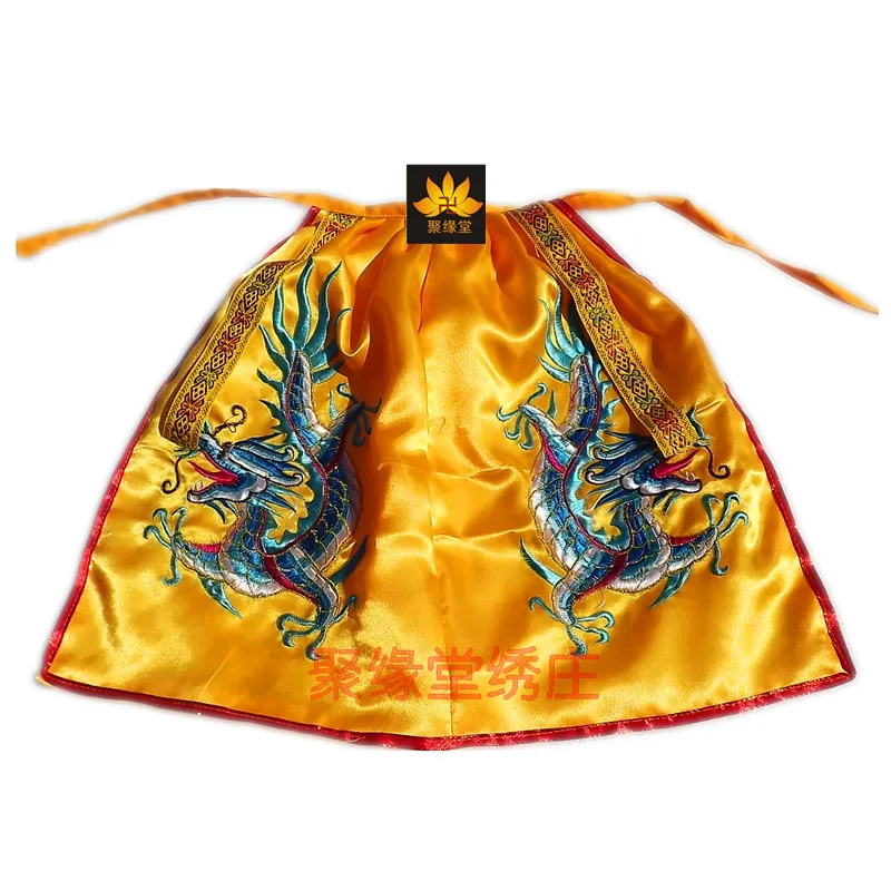 Chinese buddhist 33 Cm Tall High Quality Yellow Satin Buddha Cloak Handmade Embroidery Ssangyong Shawl Solemn Temple Decoration
Chinese buddhist 33 Cm Tall High Quality Yellow Satin Buddha Cloak Handmade Embroidery Ssangyong Shawl Solemn Temple Decoration