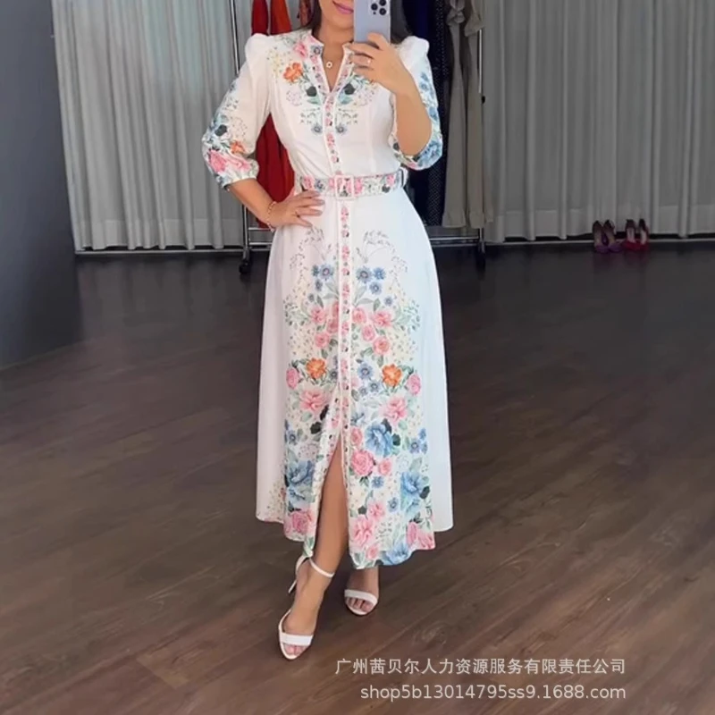 Long Dress Women Dresses Print Floral A Line Vestidos High Waist Belt V Neck Party Night Elegant Splice Y2k Streetwear 2025
Long Dress Women Dresses Print Floral A Line Vestidos High Waist Belt V Neck Party Night Elegant Splice Y2k Streetwear 2025