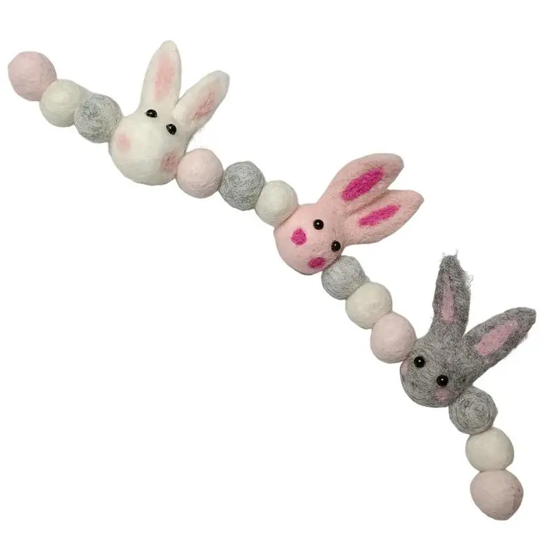 Easter Bunny Door Banner Felt Easter Garland Bohemia Rabbit Door Banner Handmade Party Supplies Colorful Ball Wreath Decoration
Easter Bunny Door Banner Felt Easter Garland Bohemia Rabbit Door Banner Handmade Party Supplies Colorful Ball Wreath Decoration