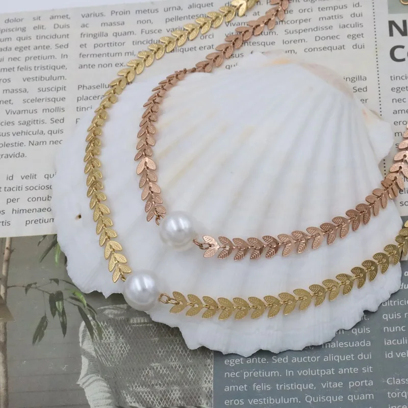 Hot Selling Fashion Stainless Steel Wheat Ear Freshwater Bead Necklace Women's Simple and Versatile Titanium Steel Necklace Does
Hot Selling Fashion Stainless Steel Wheat Ear Freshwater Bead Necklace Women's Simple and Versatile Titanium Steel Necklace Does