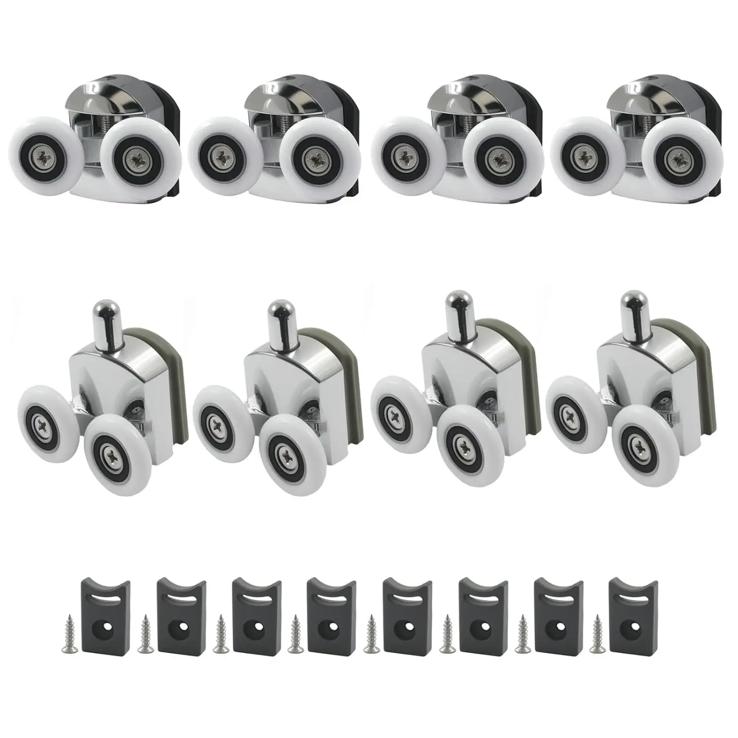 8 шт. сменные ролики для душевой двери, изогнутые колеса из алюминиевого сплава диаметром 23 мм для ремонта стеклянных дверей диаметром 4-6 мм
8 шт. сменные ролики для душевой двери, изогнутые колеса из алюминиевого сплава диаметром 23 мм для ремонта стеклянных дверей диаметром 4-6 мм