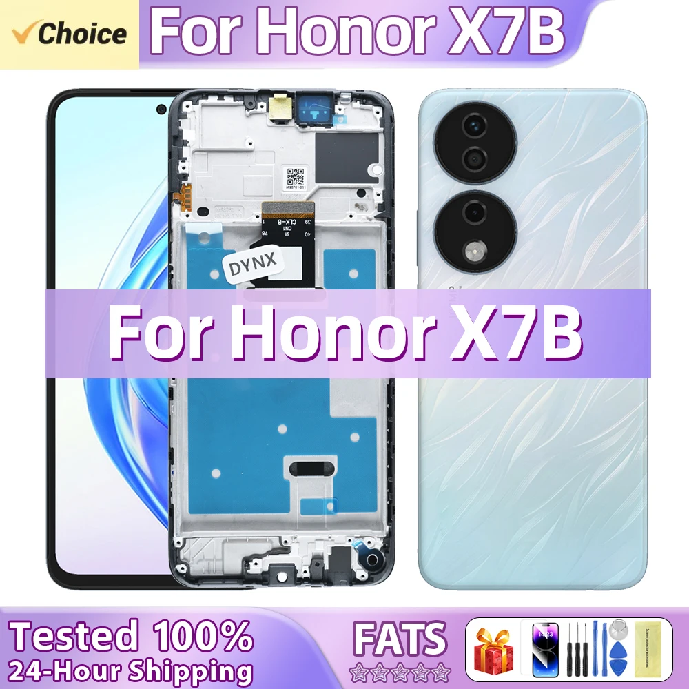 100% протестированный новый дисплей для Huawei Honor X7b, ЖК сенсорный экран X7B, дисплей, экран, дигитайзер, запасные части в сборе для телефона
100% протестированный новый дисплей для Huawei Honor X7b, ЖК сенсорный экран X7B, дисплей, экран, дигитайзер, запасные части в сборе для телефона