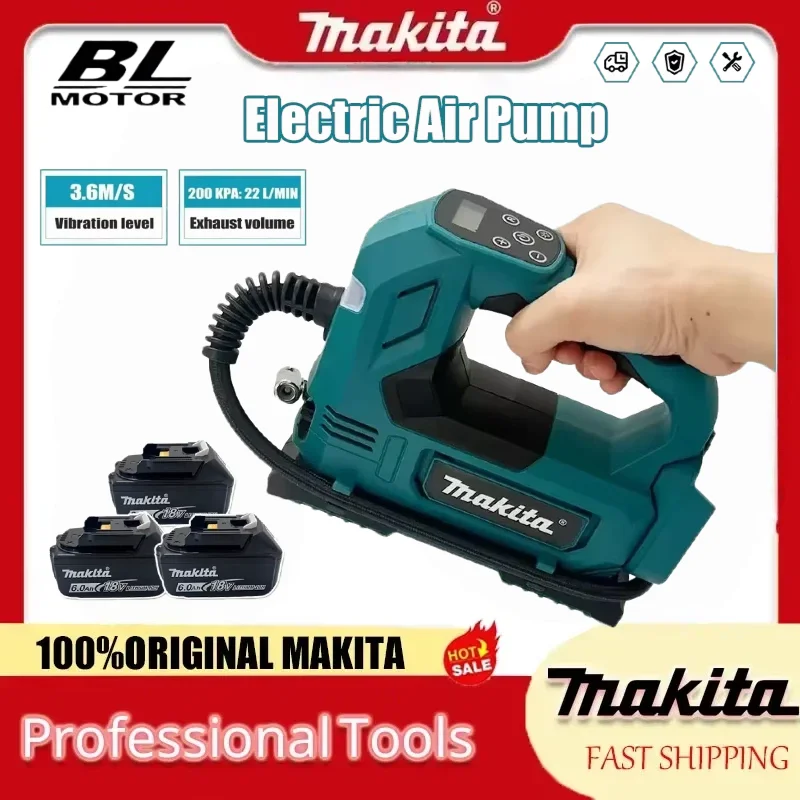 Makita Portable Air pump 18V Battery Lithium-Ion Cordless Inflator Bare Tool For Car Tyre Inflator Electric Motorcycle Pump
Makita Portable Air pump 18V Battery Lithium-Ion Cordless Inflator Bare Tool For Car Tyre Inflator Electric Motorcycle Pump
