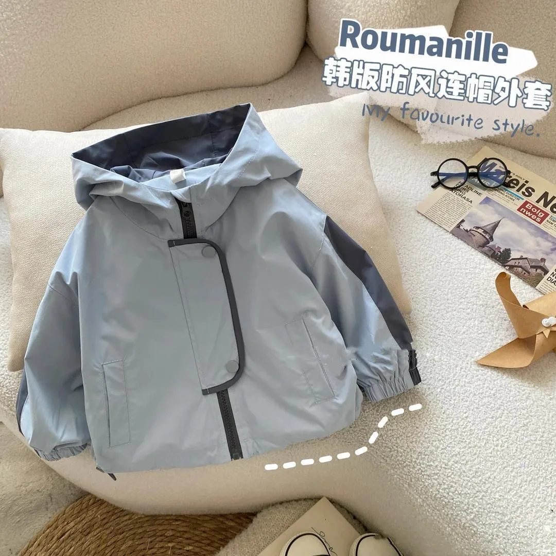 Spring Autumn Children's Hooded Jacket New Boys And Girls Casual Zipper Sporty Windproof Coat Outerwear
Spring Autumn Children's Hooded Jacket New Boys And Girls Casual Zipper Sporty Windproof Coat Outerwear