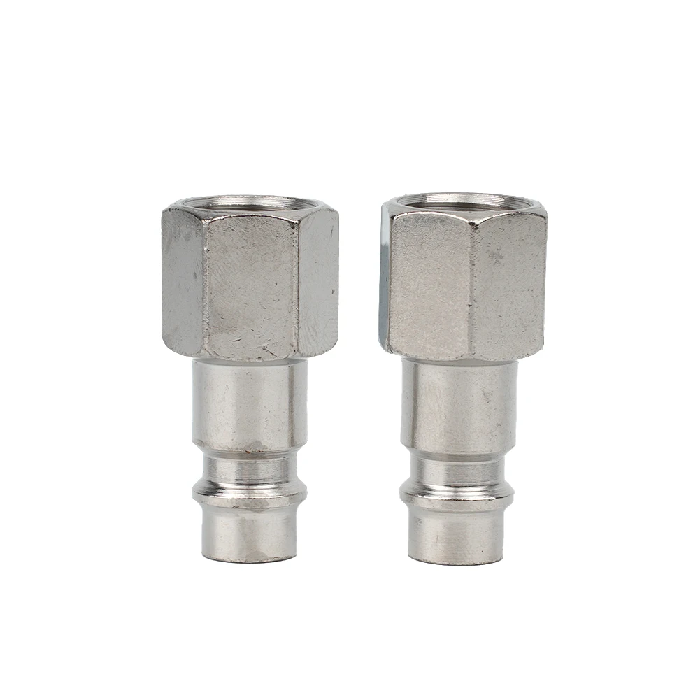 Euro Compressor Air Line Coupler Connector Fitting, Quick and Easy to Install, High Durability and Strength, Silver Color, 2pcs
Euro Compressor Air Line Coupler Connector Fitting, Quick and Easy to Install, High Durability and Strength, Silver Color, 2pcs