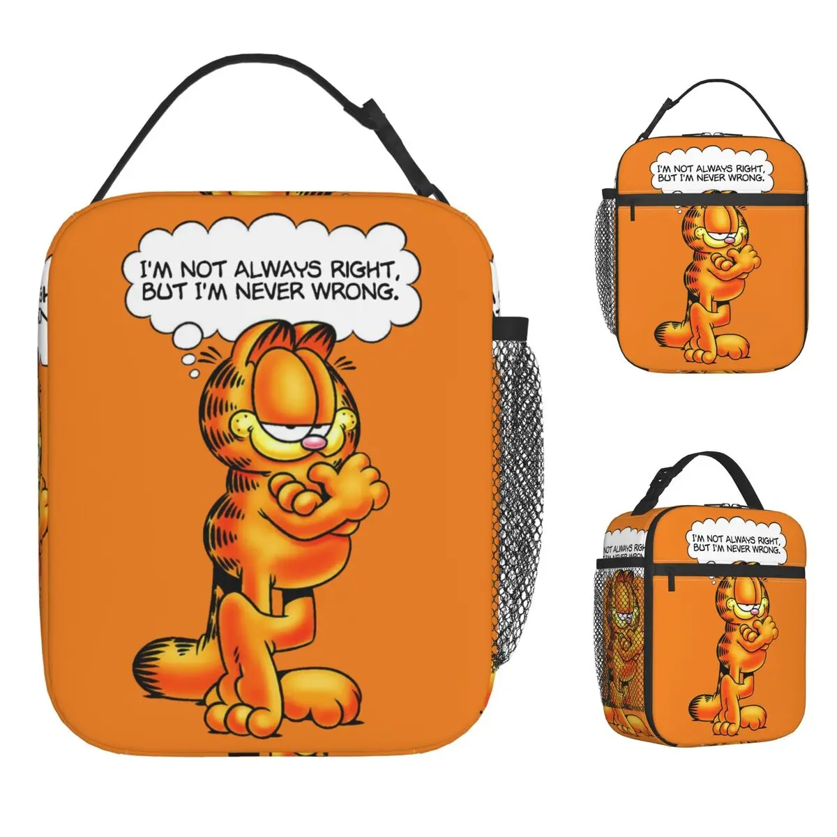 I'm Not Always Right Insulated Lunch Bag Cooler Bag Lunch Container Garfields Lovely Cat High Capacity Lunch Box Tote
I'm Not Always Right Insulated Lunch Bag Cooler Bag Lunch Container Garfields Lovely Cat High Capacity Lunch Box Tote