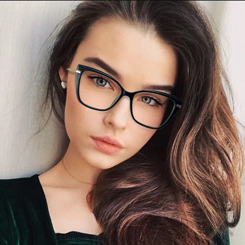 Hotony Optical Glasses Frame for Women Eyewear Blue Light Blocking Eyewear UV400 Prescription Spectacles New Full Rim Female
Hotony Optical Glasses Frame for Women Eyewear Blue Light Blocking Eyewear UV400 Prescription Spectacles New Full Rim Female