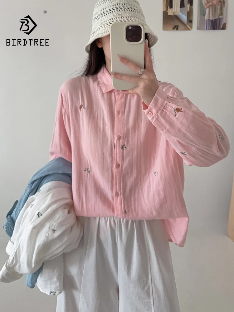 New 2026 Summer Women Cotton Yarn Long Sleeve Shirt, Turn-down Collar Embroidery, Mori Girl Preppy Style Loose Blouse T66492CC
New 2026 Summer Women Cotton Yarn Long Sleeve Shirt, Turn-down Collar Embroidery, Mori Girl Preppy Style Loose Blouse T66492CC