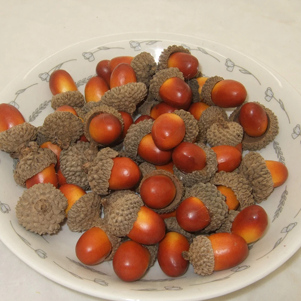 50 Pcs Artificial Acorn Decor Simulated Pine Cone Ornaments Home Office Display Teaching Tools Photo Props Lifelike Model
50 Pcs Artificial Acorn Decor Simulated Pine Cone Ornaments Home Office Display Teaching Tools Photo Props Lifelike Model