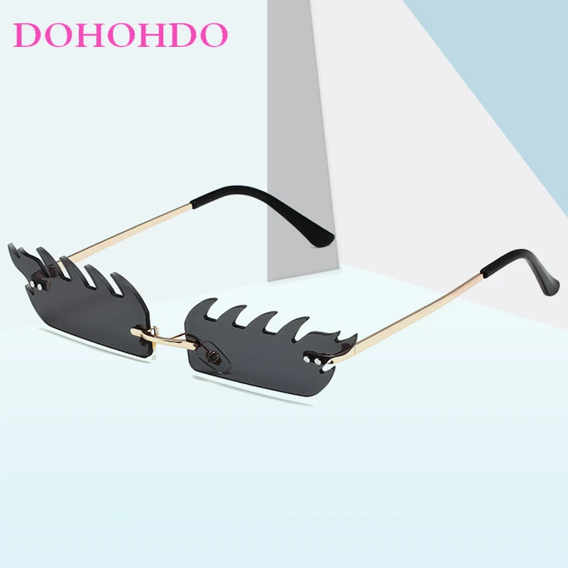 Trending Brand Designer Rimlesss Sunglasses For Women Men Punk Personality Hip Hop Outdoors Street Photography Sunglasses UV400
Trending Brand Designer Rimlesss Sunglasses For Women Men Punk Personality Hip Hop Outdoors Street Photography Sunglasses UV400