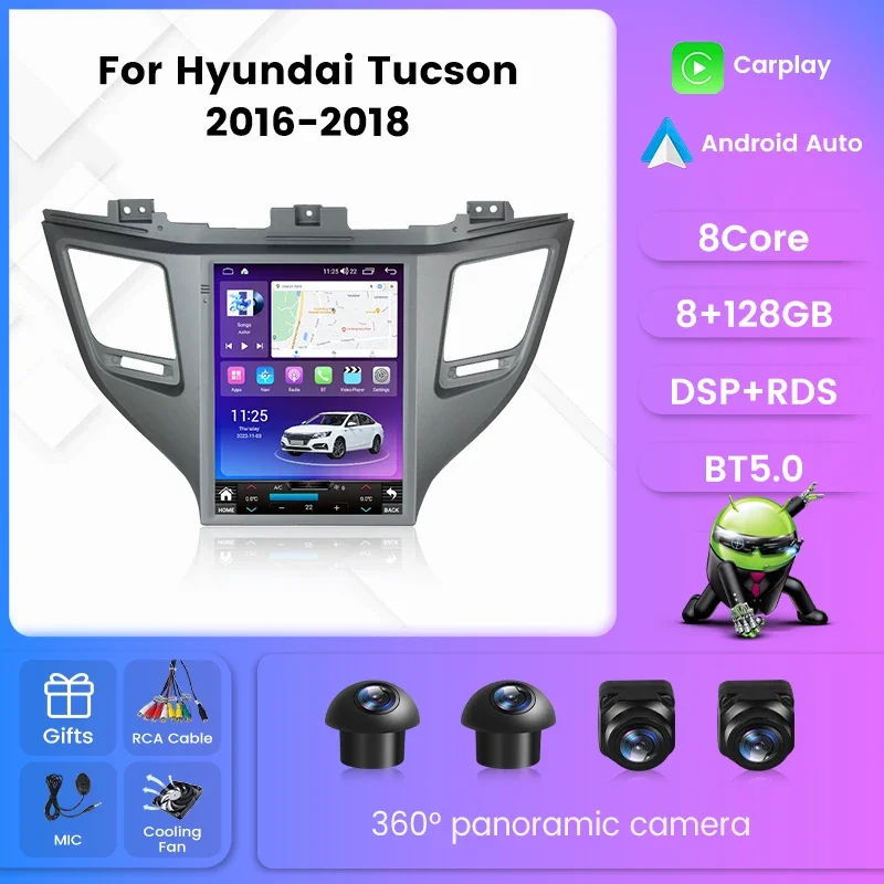Tesla Style Screen Android all in one For Hyundai Tucson 3 2015 - 2018 Car Radio Multimedia Player GPS Carplay Android Auto DSP
Tesla Style Screen Android all in one For Hyundai Tucson 3 2015 - 2018 Car Radio Multimedia Player GPS Carplay Android Auto DSP