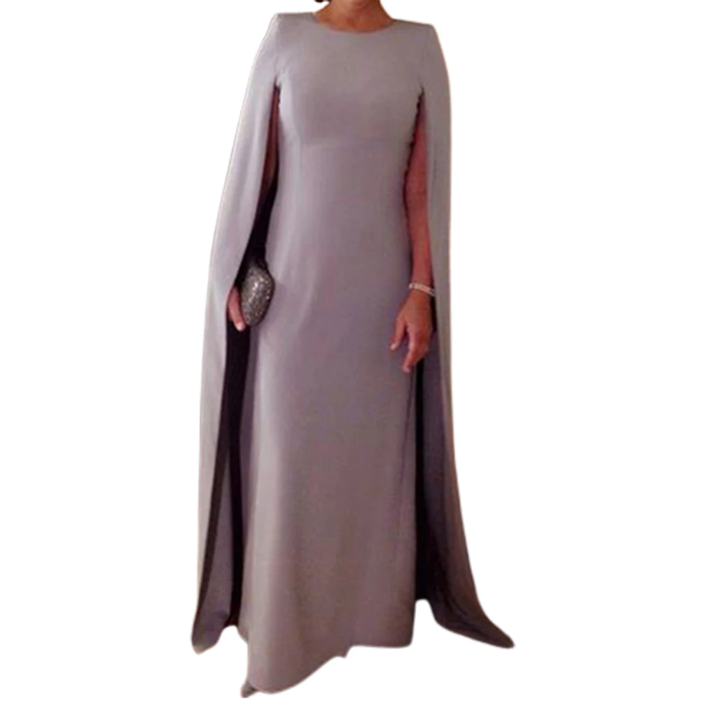 Mother of The Bride Long Evening Dresses for Weddings 2024 Capelet Formal Mother of The Groom Gowns Floor Length Jewel Neck Gray
Mother of The Bride Long Evening Dresses for Weddings 2024 Capelet Formal Mother of The Groom Gowns Floor Length Jewel Neck Gray