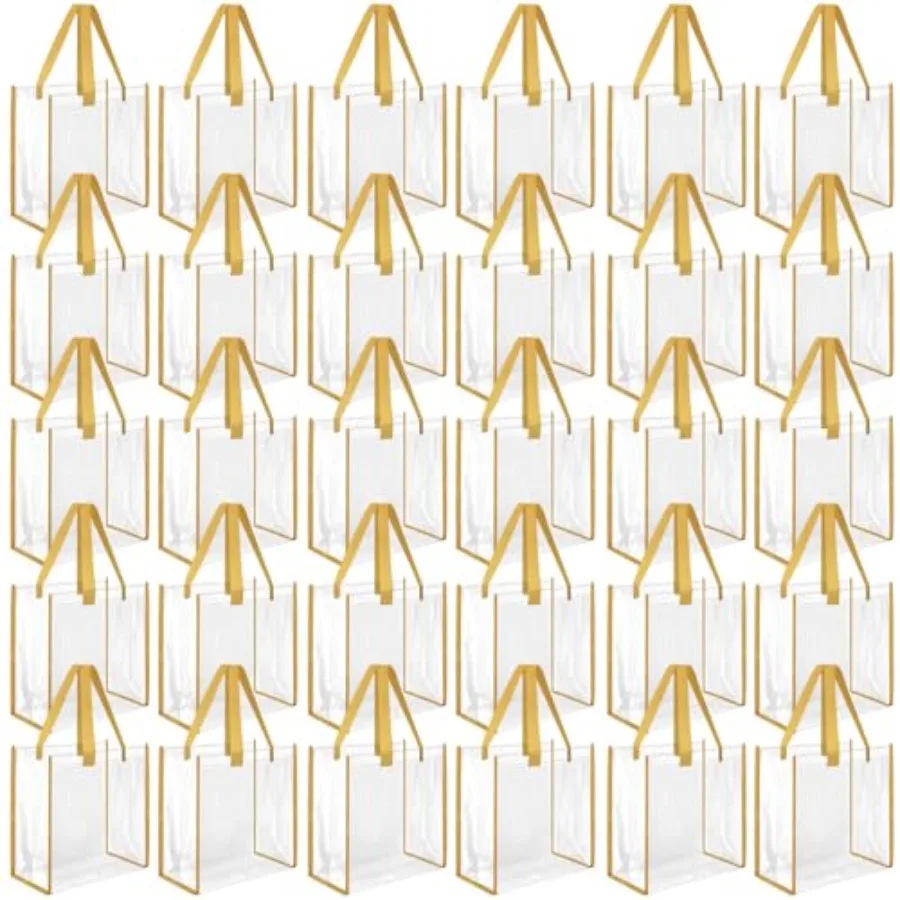 30 Pcs Clear Tote Bag Stadium Approved Bulk 10 x 10 x 4 inch Plastic Tote Gifts Bags with Handle for Women Sports Gym
30 Pcs Clear Tote Bag Stadium Approved Bulk 10 x 10 x 4 inch Plastic Tote Gifts Bags with Handle for Women Sports Gym
