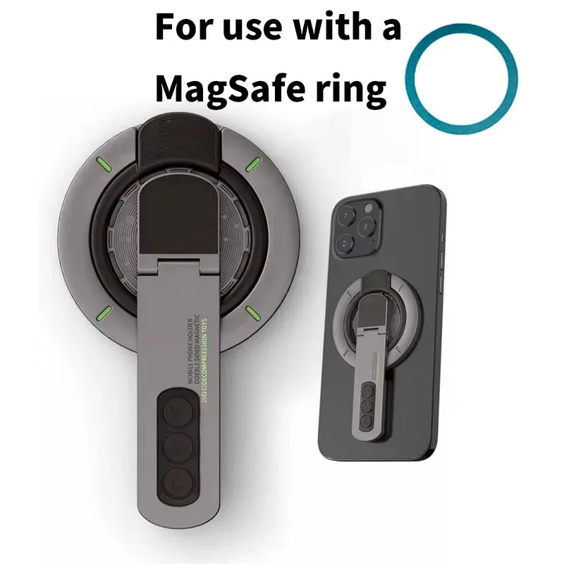Dual-Sided Magnetic Portable Multi-Function Phone Ring Holder 360° Rotating Desktop Stand Compatible with Multiple Phone Models
Dual-Sided Magnetic Portable Multi-Function Phone Ring Holder 360° Rotating Desktop Stand Compatible with Multiple Phone Models